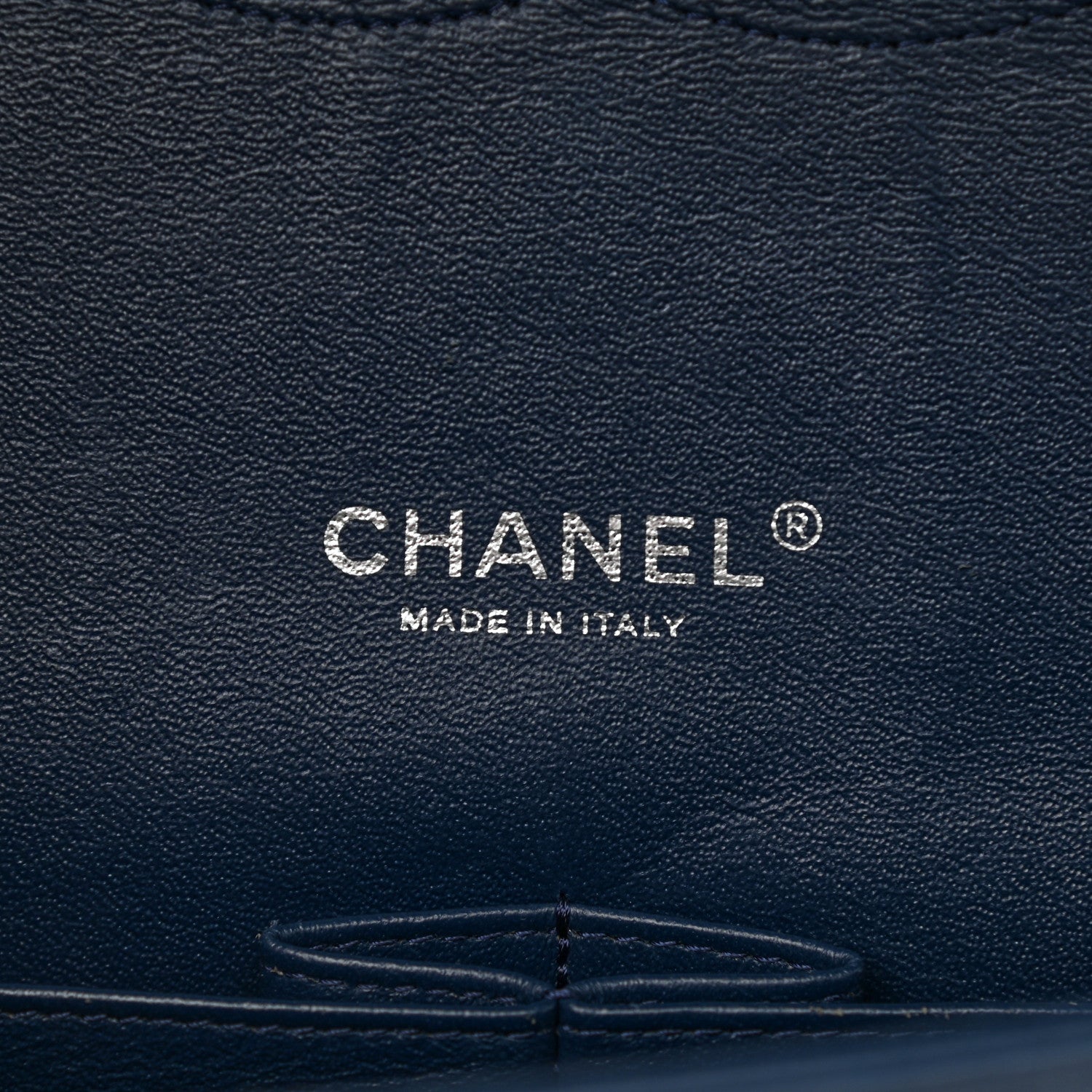 Chanel Patent Quilted Maxi Double Flap Navy 5 of 10