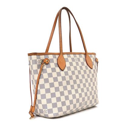 Louis Vuitton Damier Azur Neverfull PM 2 of 9