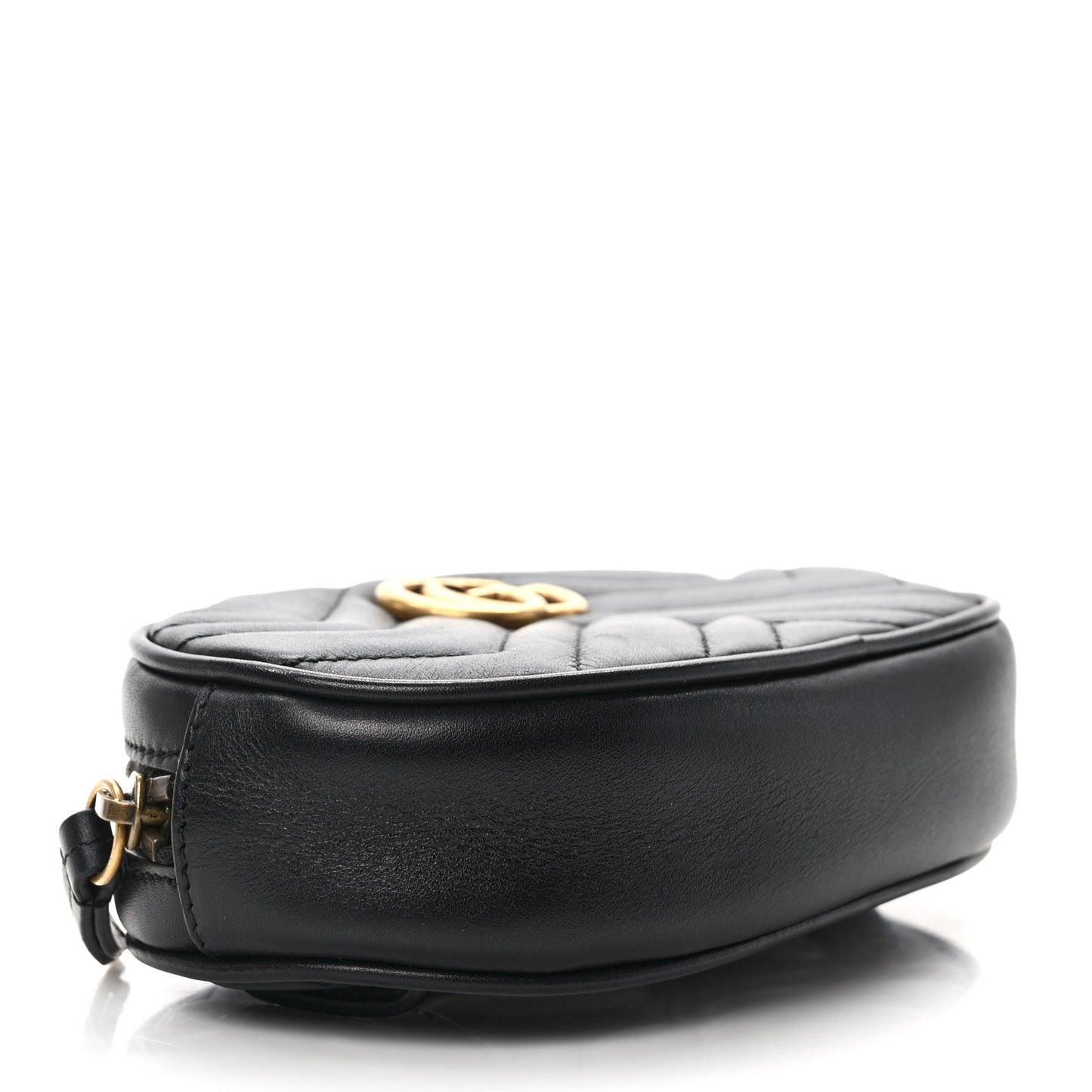 Calfskin Matelasse GG Marmont Belt Bag 85 34 Black