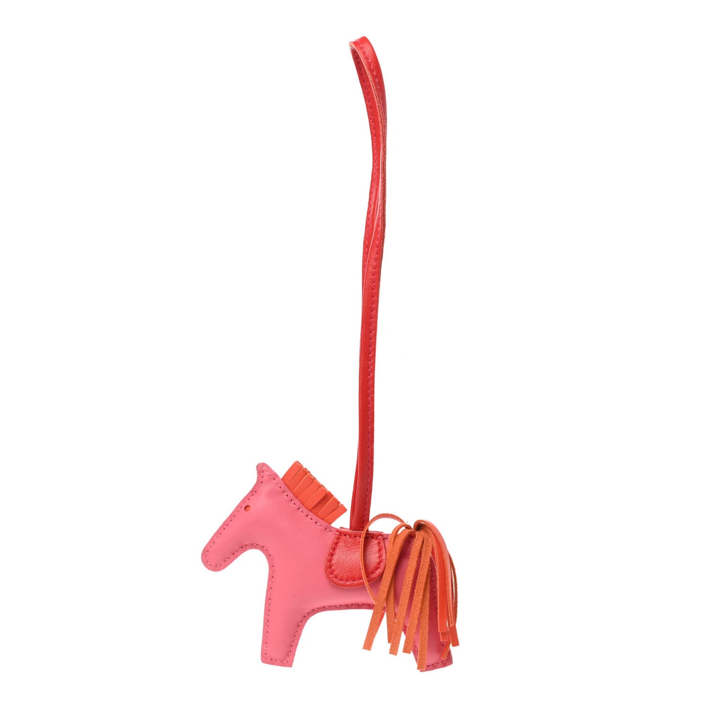Milo Lambskin Grigri Rodeo Horse Bag Charm PM Rose Azalee Orange Poppy Rouge Indien