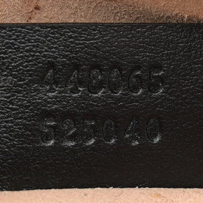 Gucci Calfskin Matelasse Mini GG Marmont Chain Shoulder Bag Black 7 of 14