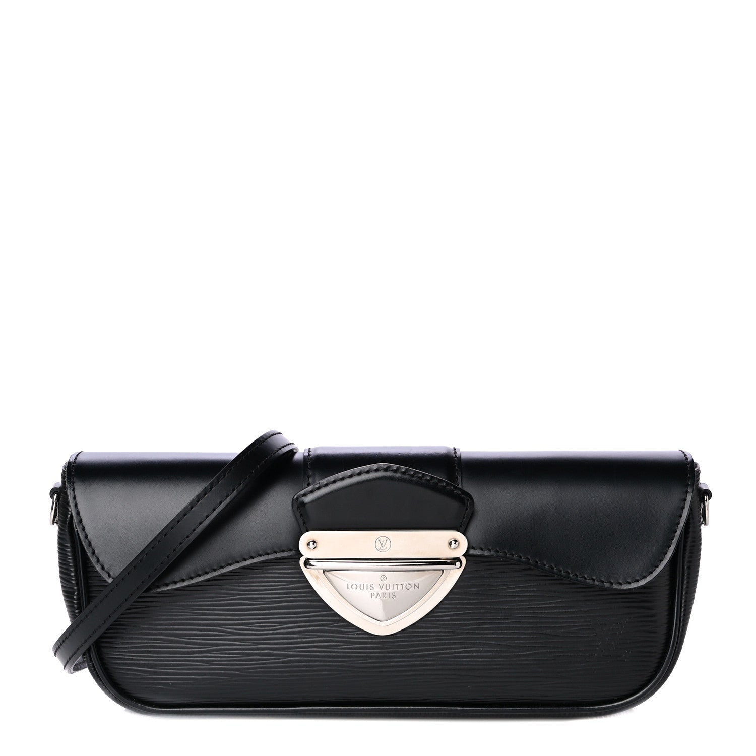 Louis Vuitton Epi Montaigne Clutch Black 1 of 11