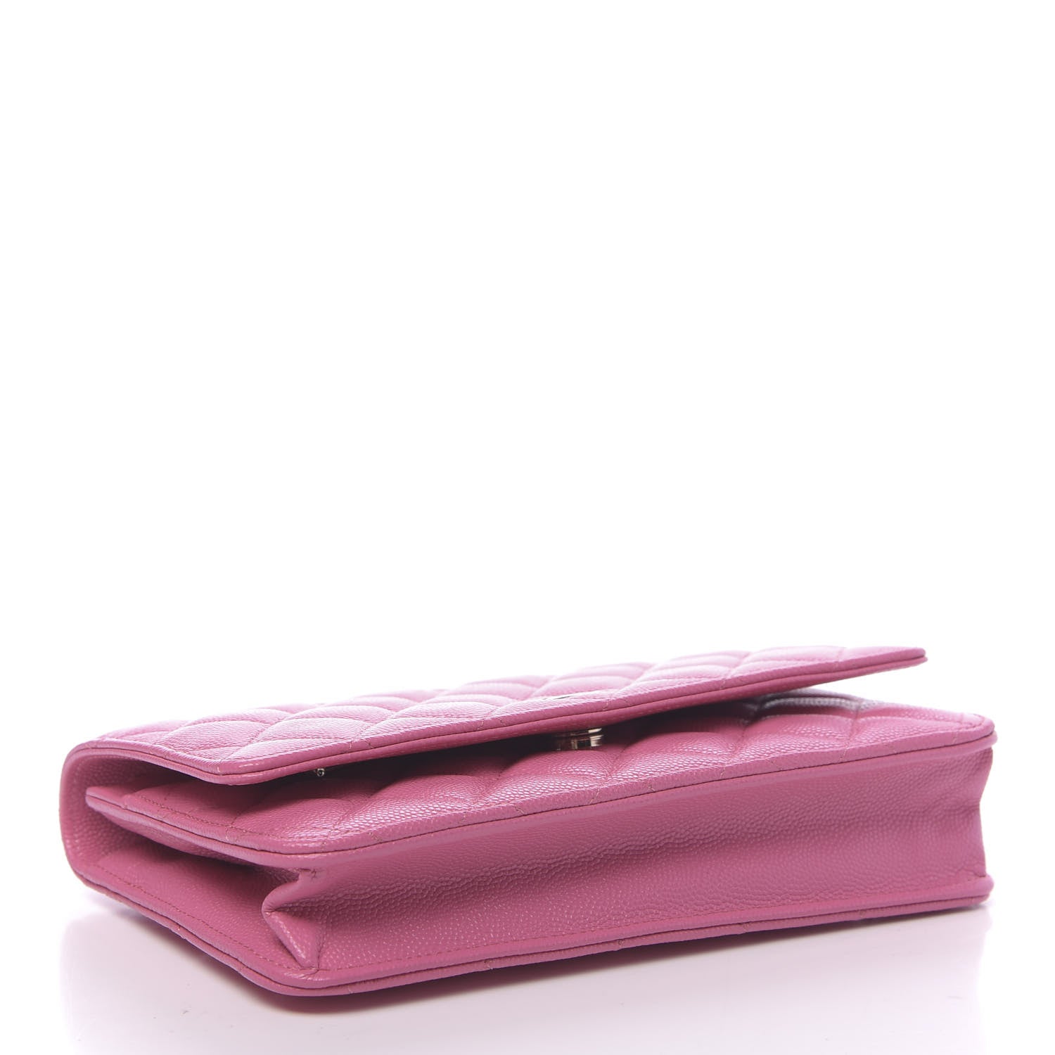 Chanel Caviar Quilted Wallet on Chain WOC Pink 4 of 11