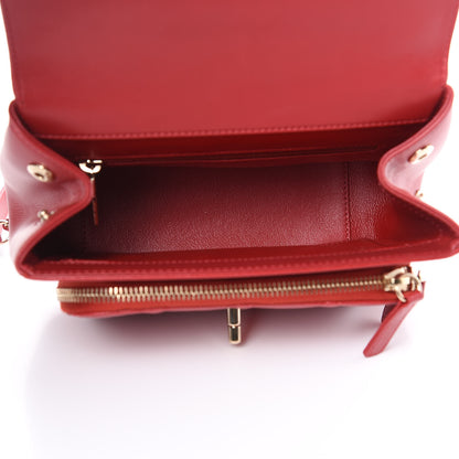 Chanel Caviar Quilted Small Business Affinity Flap Dark Red 5 of 9
