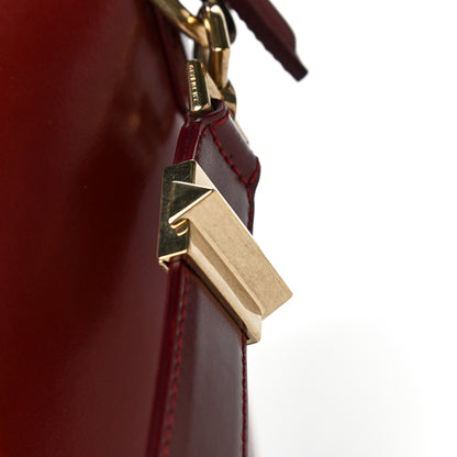 Givenchy Shiny Lord Calfskin Medium Antigona Burgundy 13 of 15