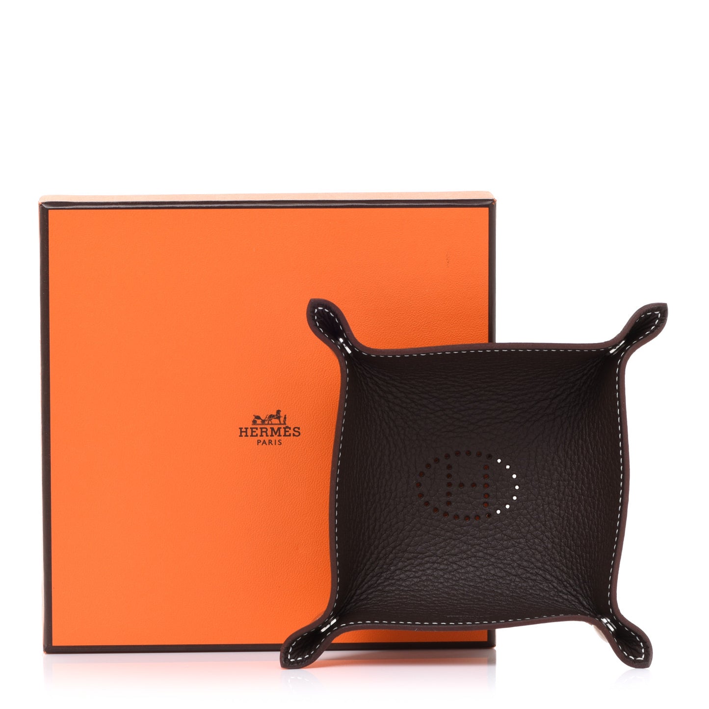 Taurillon Clemence Mini Mises et Relances Change Tray Etoupe