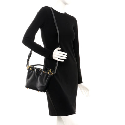 Saint Laurent Calfskin Small Emmanuelle Bucket Bag Black 2 of 8