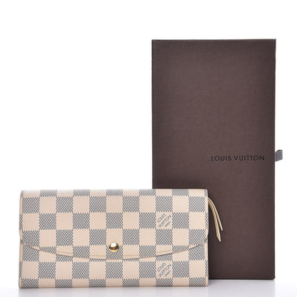 Louis Vuitton Damier Azur Emilie Wallet 10 of 10