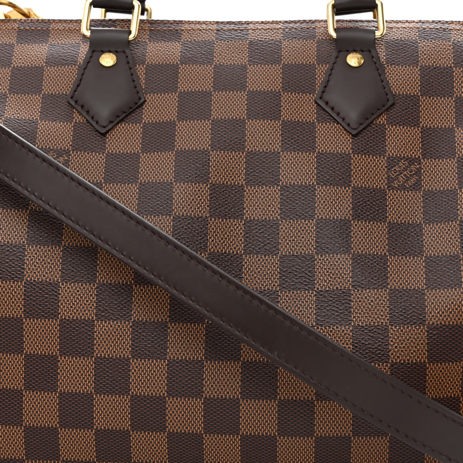 Louis Vuitton Damier Ebene Speedy Bandouliere 30 8 of 10