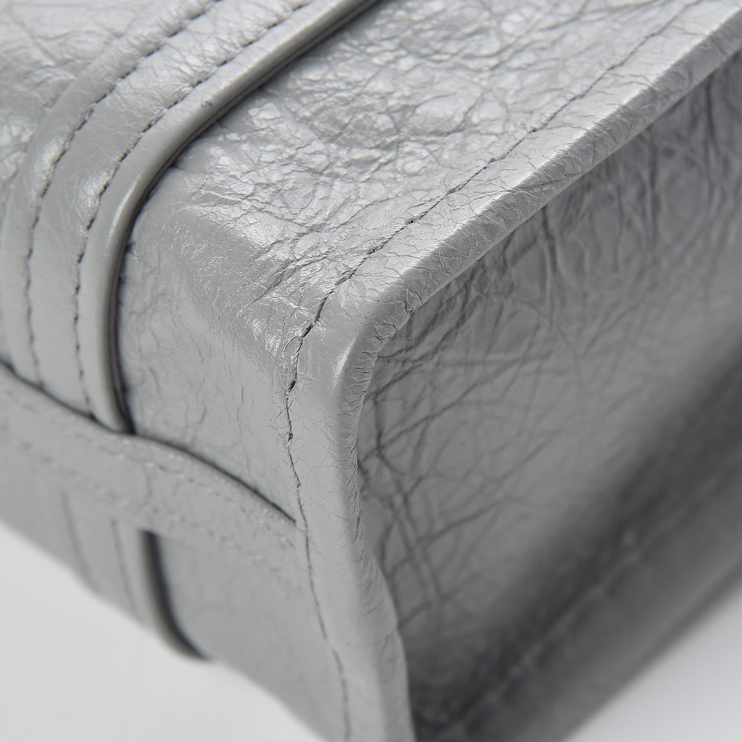 Balenciaga Agneau XXS Bazar Shopper Tote Gris Haussmannien 16 of 18