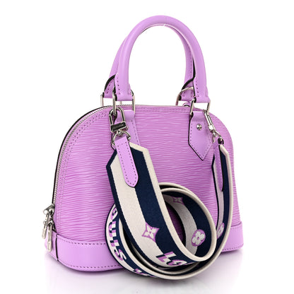 Louis Vuitton Epi Jacquard Alma BB Lilac 3 of 9