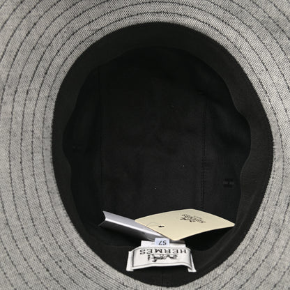 Hermes Linen Cotton Colette Bucket Hat 57 Black 7 of 9