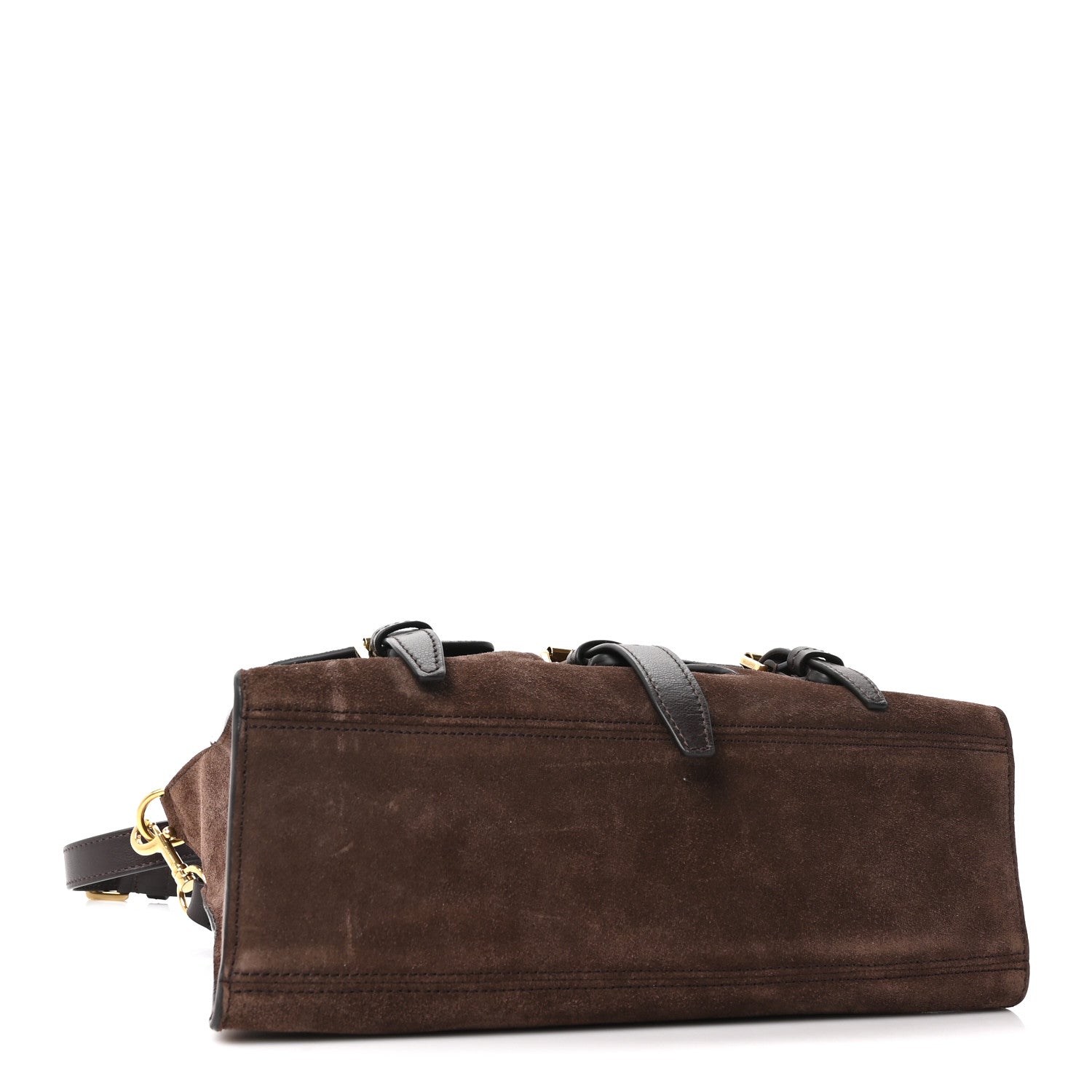 Mulberry Suede Roxanne Small Satchel Chocolate 4 of 10