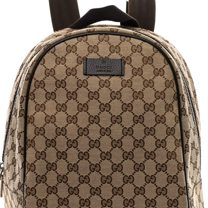 Gucci Monogram Travel Backpack Dark Brown 8 of 10