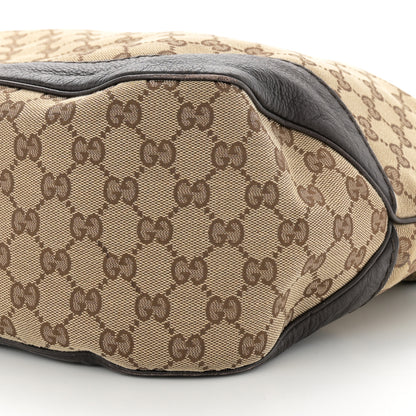 Gucci Monogram Charlotte Medium Hobo Brown 10 of 14