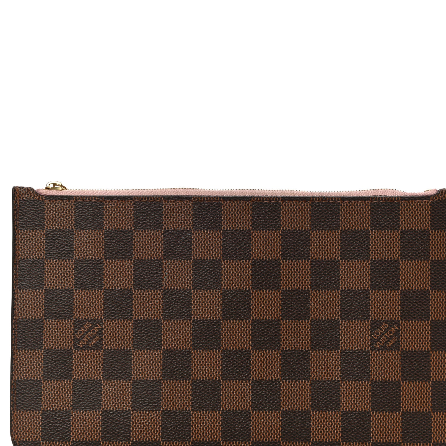 Louis Vuitton Damier Ebene Neverfull MM GM Pochette Rose Ballerine 8 of 10