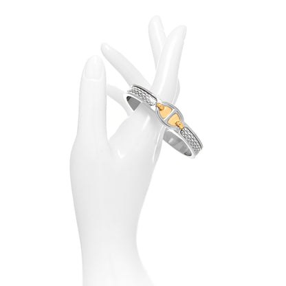 Hermes Enamel Mini Clic Chaine d'Ancre Bracelet PM Orfèvre White Platine White 2 of 5
