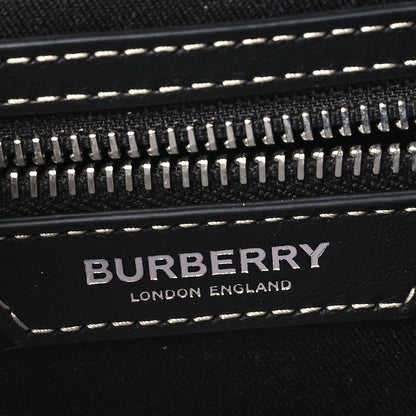 Burberry E-Canvas Giant Check Rider Crossbody Dark Cranberry 6 of 9