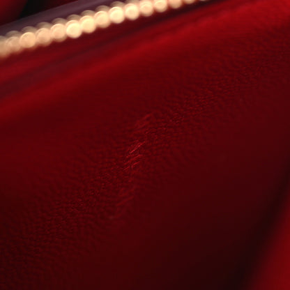 Celine Box Calfskin Medium Classic Box Flap Bag Red 8 of 10