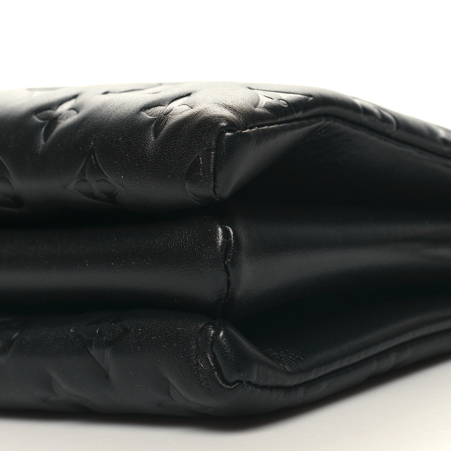 Louis Vuitton Lambskin Embossed Monogram Coussin PM Black 11 of 11