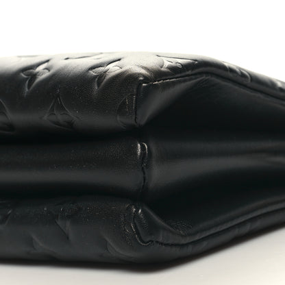 Louis Vuitton Lambskin Embossed Monogram Coussin PM Black 11 of 11