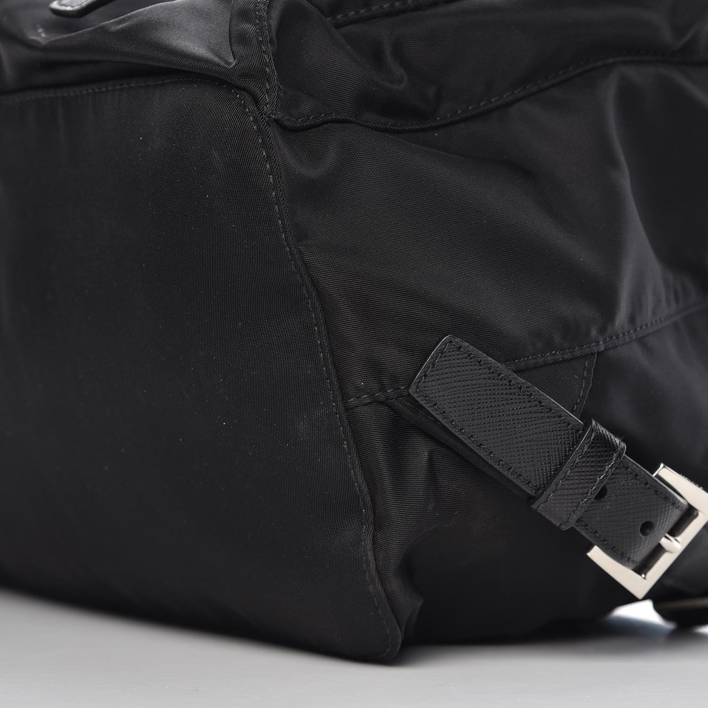 Tessuto Nylon Saffiano Robot Backpack Black