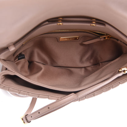 Miu Miu Nappa Matelasse Clutch Cammeo 5 of 10