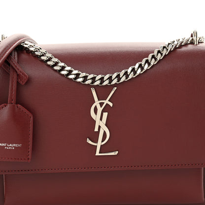 Saint Laurent Calfskin Medium Monogram Sunset Pallisandre 8 of 11