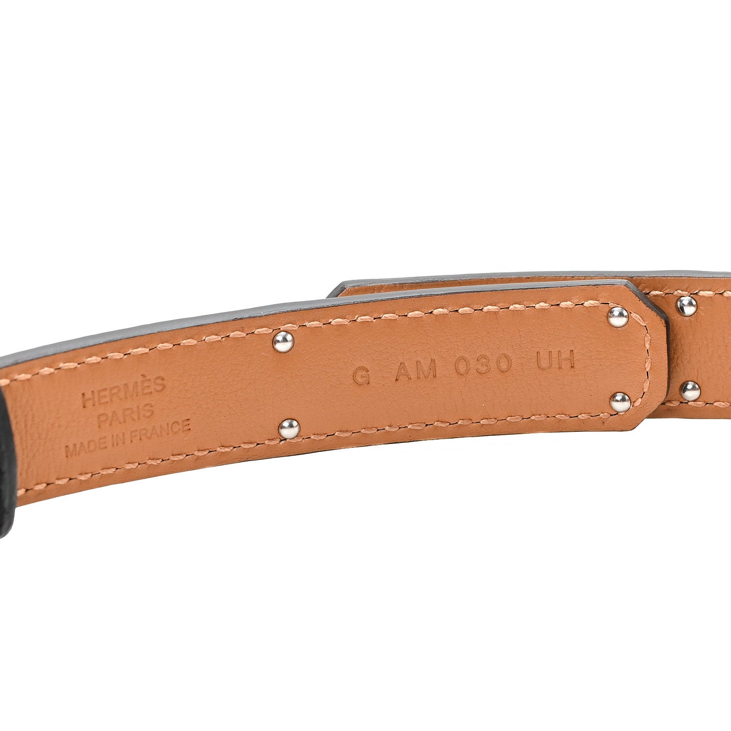 Hermes Epsom Kelly Belt Black 3 of 4