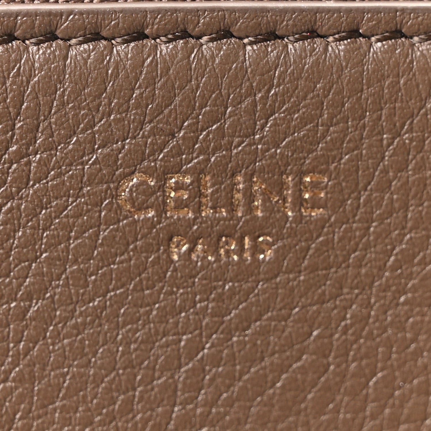 Celine Supple Calfskin Large Triomphe Heloise Shoulder Bag Taupe 7 of 12