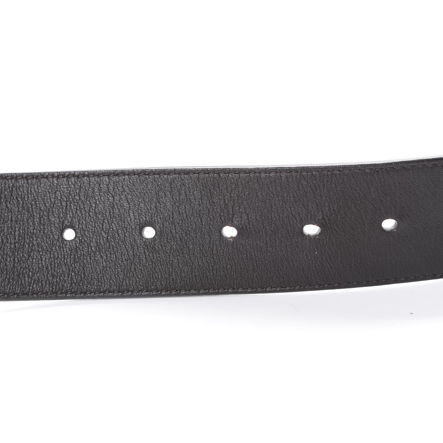Moon Calfskin Nickel Double G 40mm Belt 95 38 Black