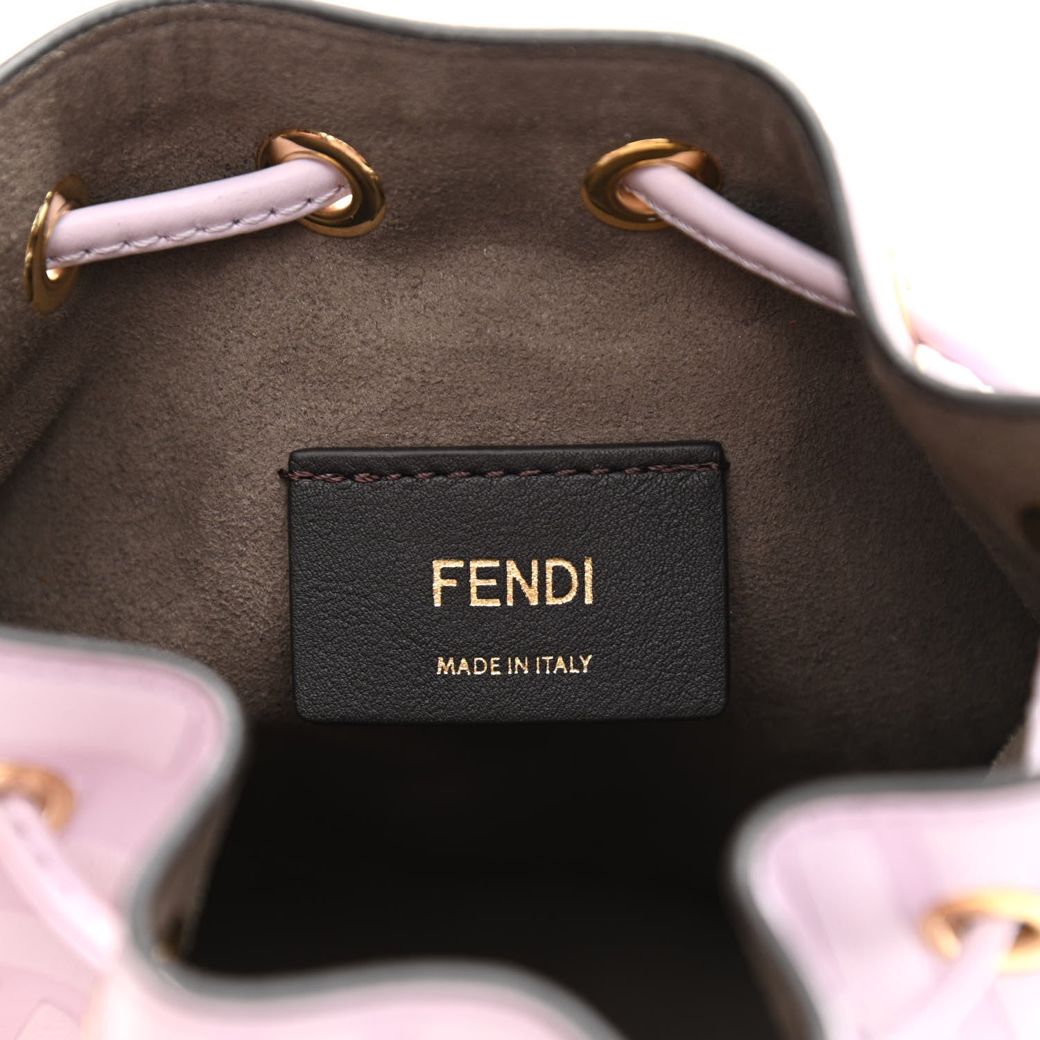 Fendi Vitello Termosport F is Fendi FF 1974 Embossed Mini Mon Tresor Bucket Bag Anemone 6 of 10