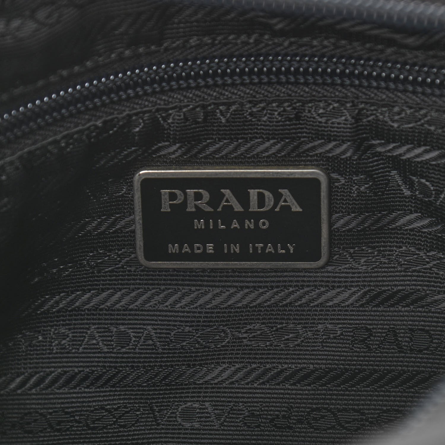 Prada Nylon Vela Messenger Bag Black 5 of 10