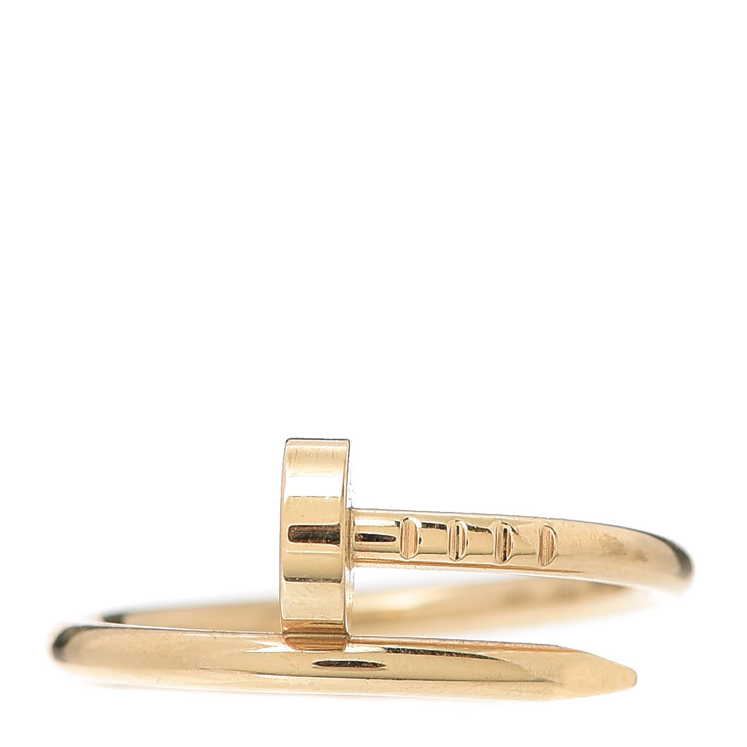 Cartier 18K Yellow Gold Small Juste Un Clou Ring 50 5.25 1 of 6