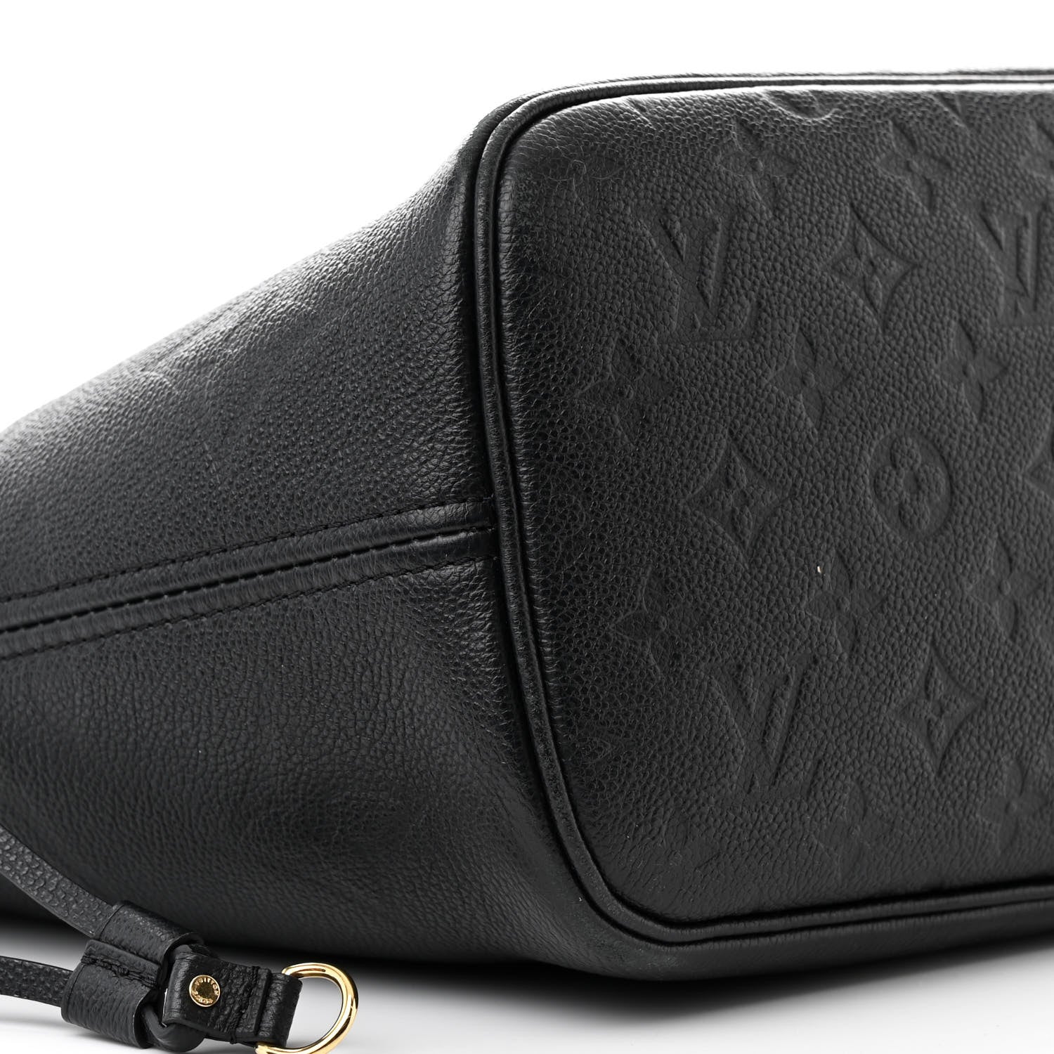 Louis Vuitton Empreinte Monogram Giant Neverfull MM    Black 10 of 13