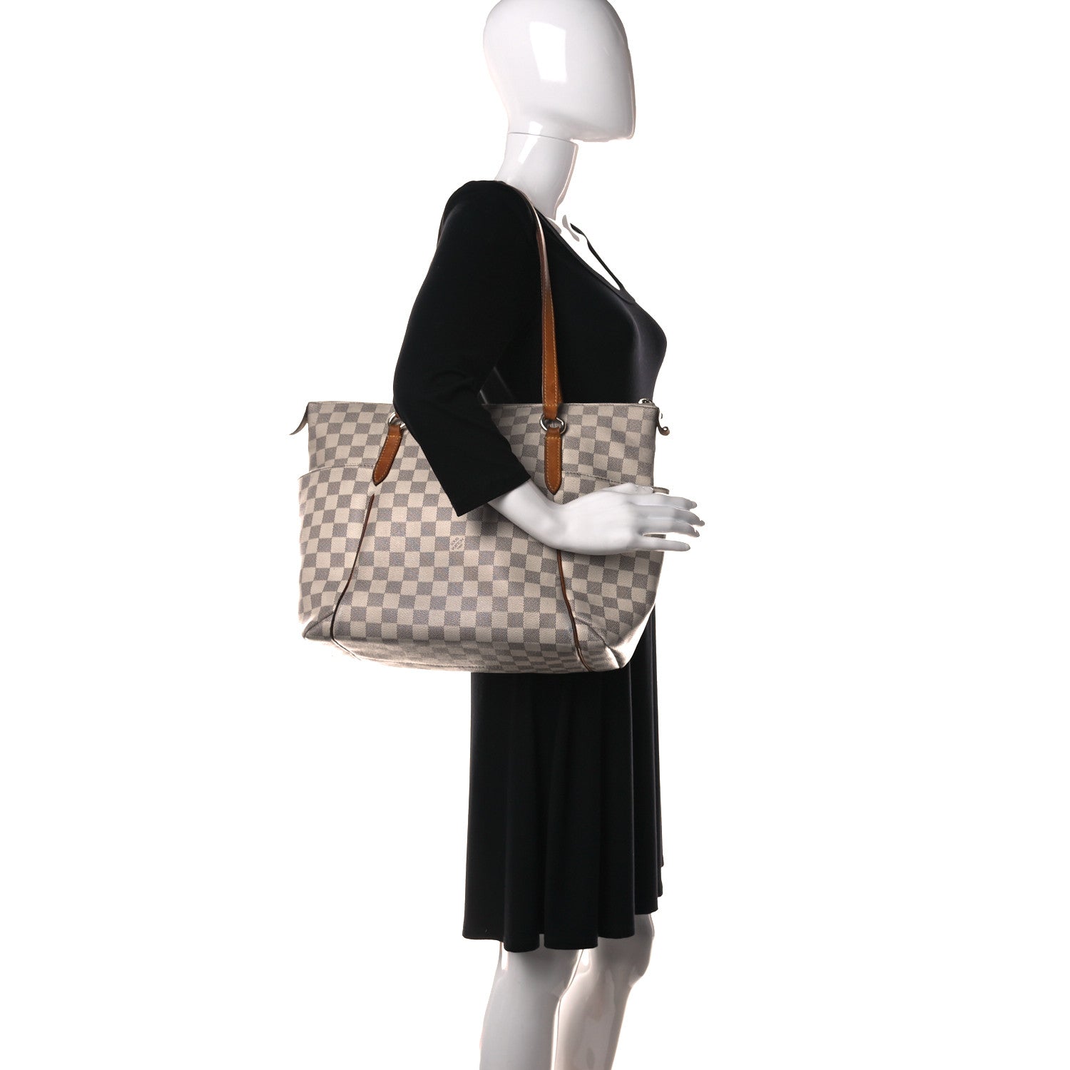 Louis Vuitton Damier Azur Totally MM 3 of 29
