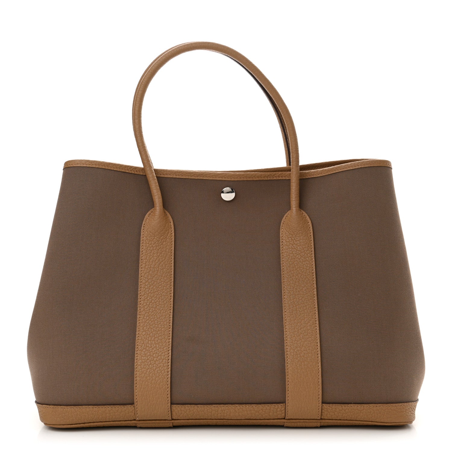 Hermes Toile Negonda Garden Party 36 MM Tote Etoupe Biscuit 1 of 9