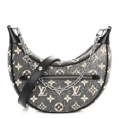 Louis Vuitton Monogram Jacquard Denim Loop Black 1 of 9