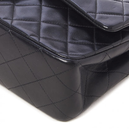 Chanel Lambskin Quilted Medium Double Flap Black 5 of 10