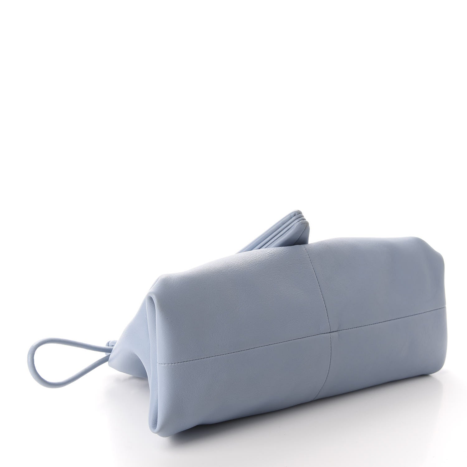 Bottega Veneta Lambskin BV Trine Clutch Ice 4 of 11