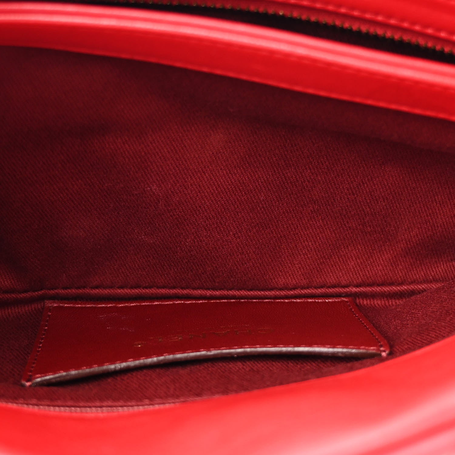 Chanel Lambskin Quilted Medium Just Mademoiselle Red 6 of 11