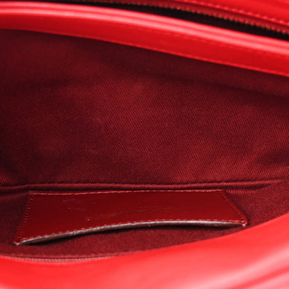 Chanel Lambskin Quilted Medium Just Mademoiselle Red 6 of 11