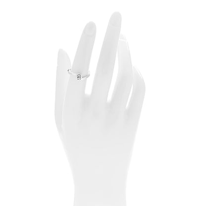 Gucci 18K White Gold Running G Ring 53 6.5 2 of 6