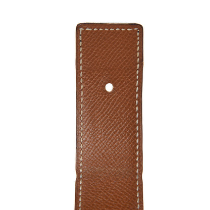 Hermes Box Epsom 32mm Belt Strap 70 Black Gold 7 of 8