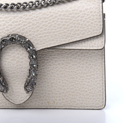 Gucci Dollar Calfskin Crystal Super Mini Dionysus Shoulder Bag Mystic White Black Diamond 11 of 14