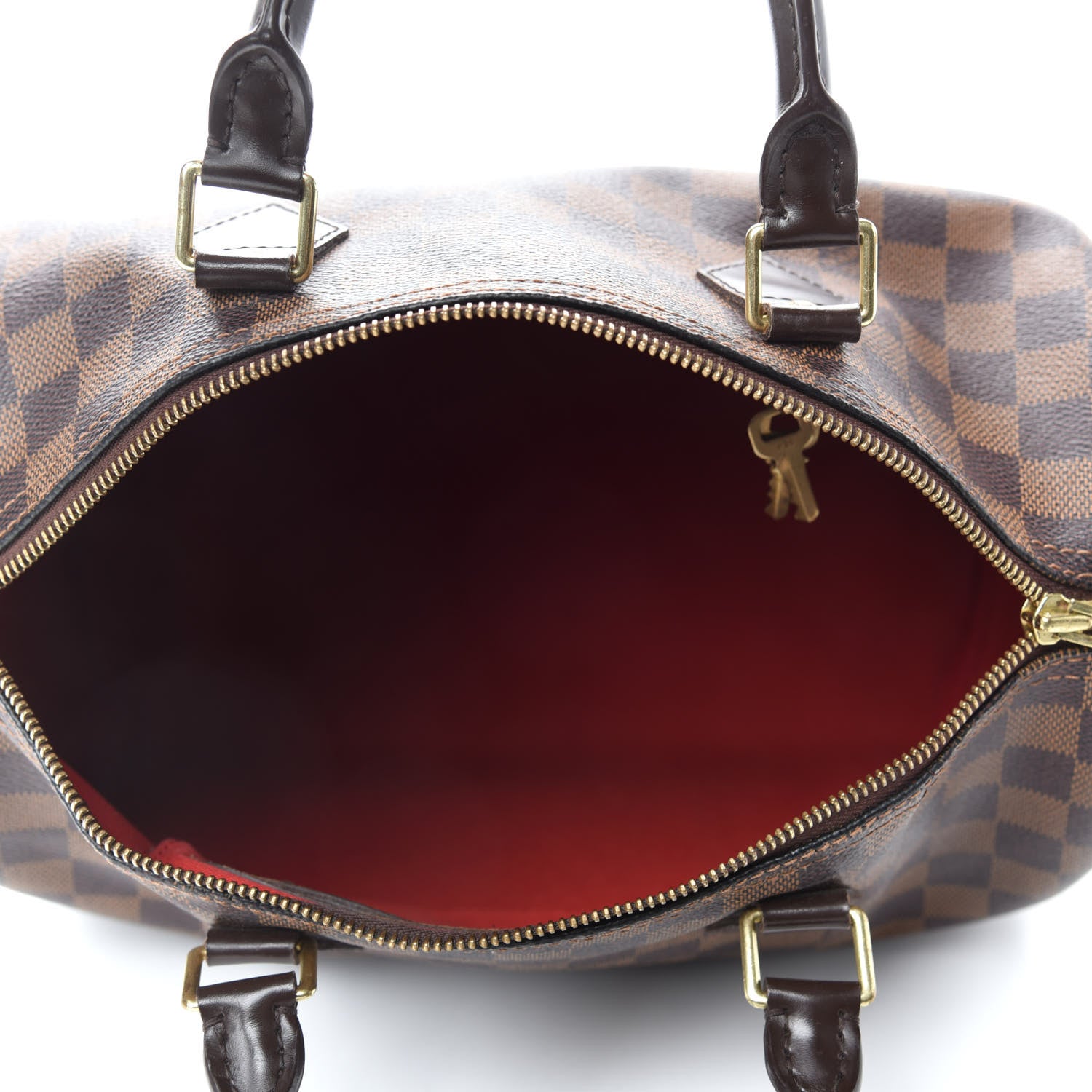 Louis Vuitton Damier Ebene Speedy 30 5 of 12