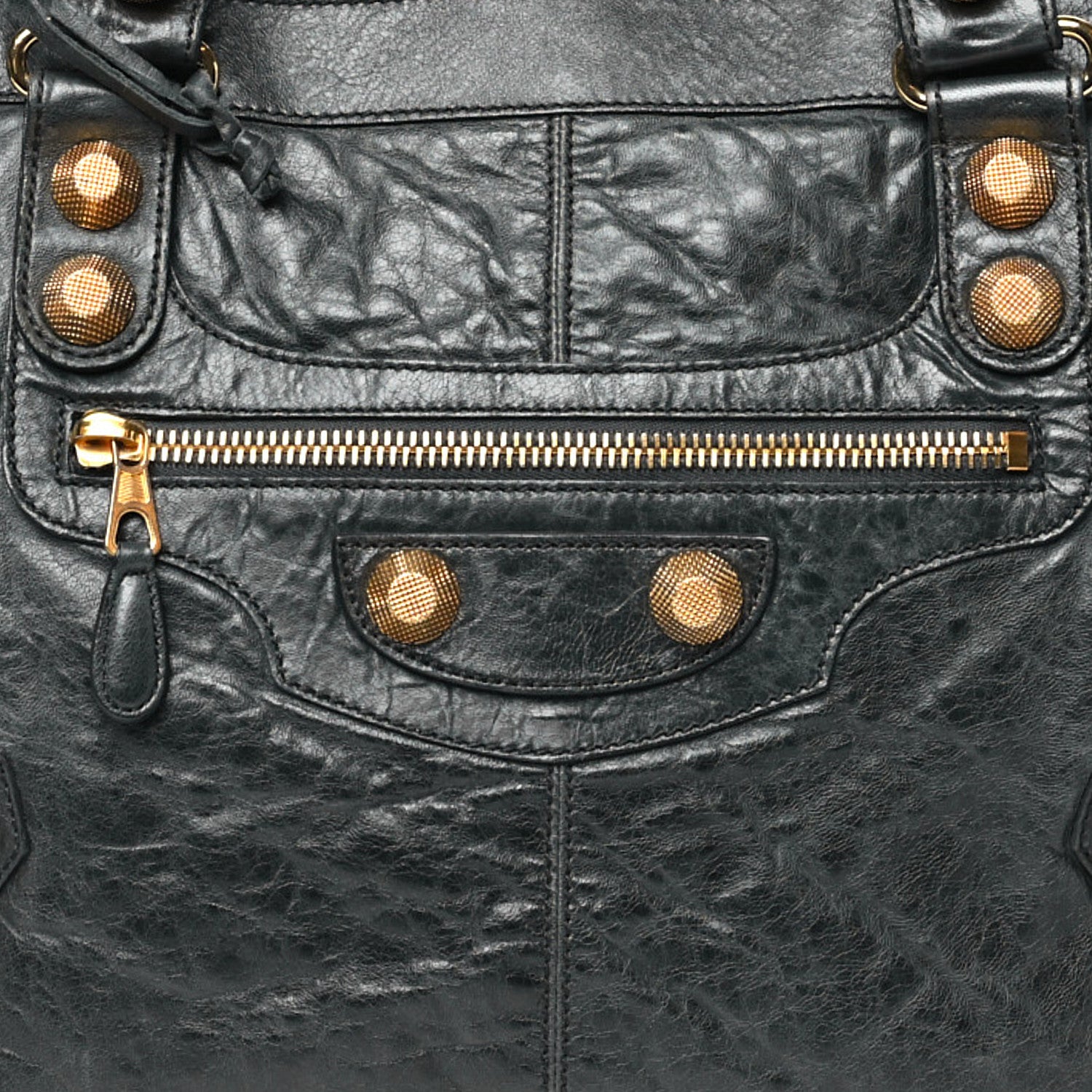 Balenciaga Agneau Giant 21 Gold Hardware Work Anthracite 9 of 12