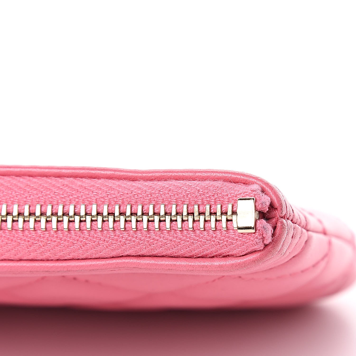 Chanel Lambskin Quilted Small Boy Zipped Pouch Pink 9 of 11
