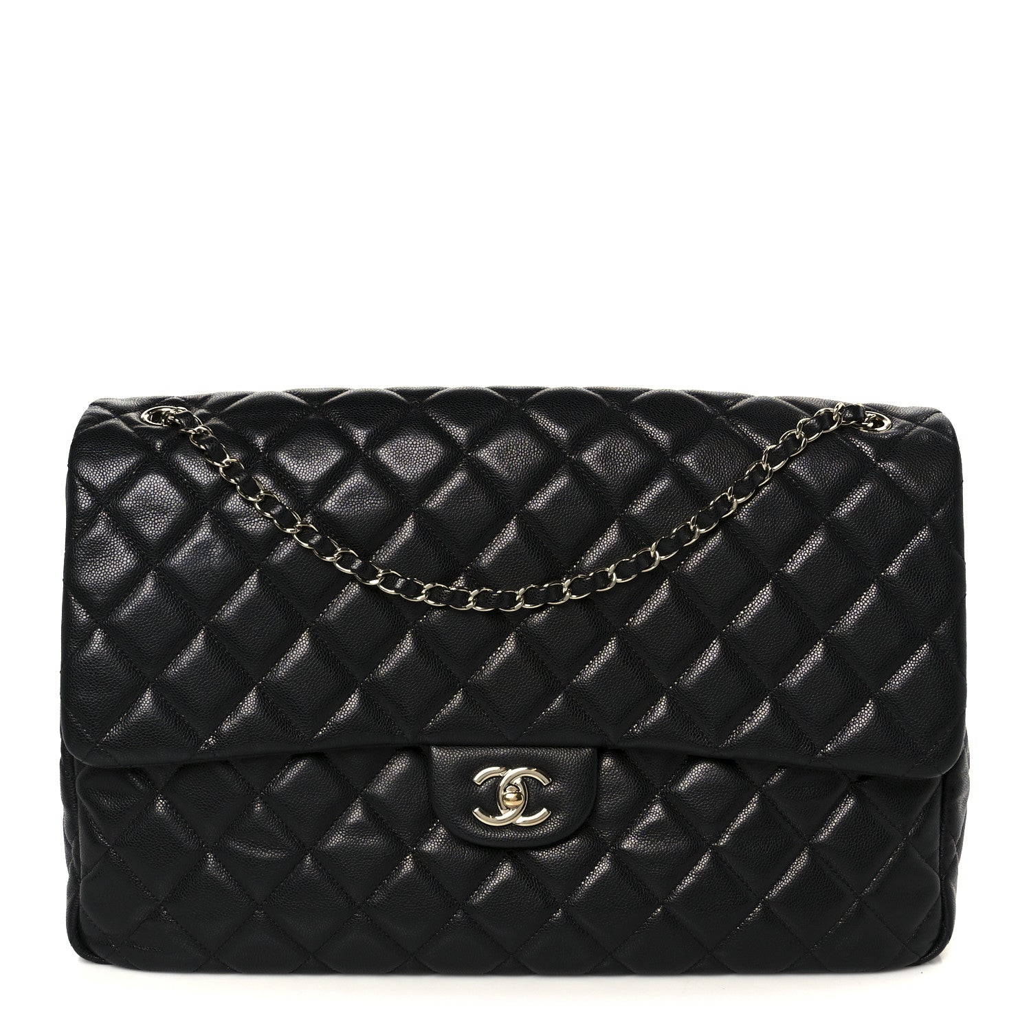 Chanel Caviar Quilted XXL Travel Flap Bag Black 1 of 11