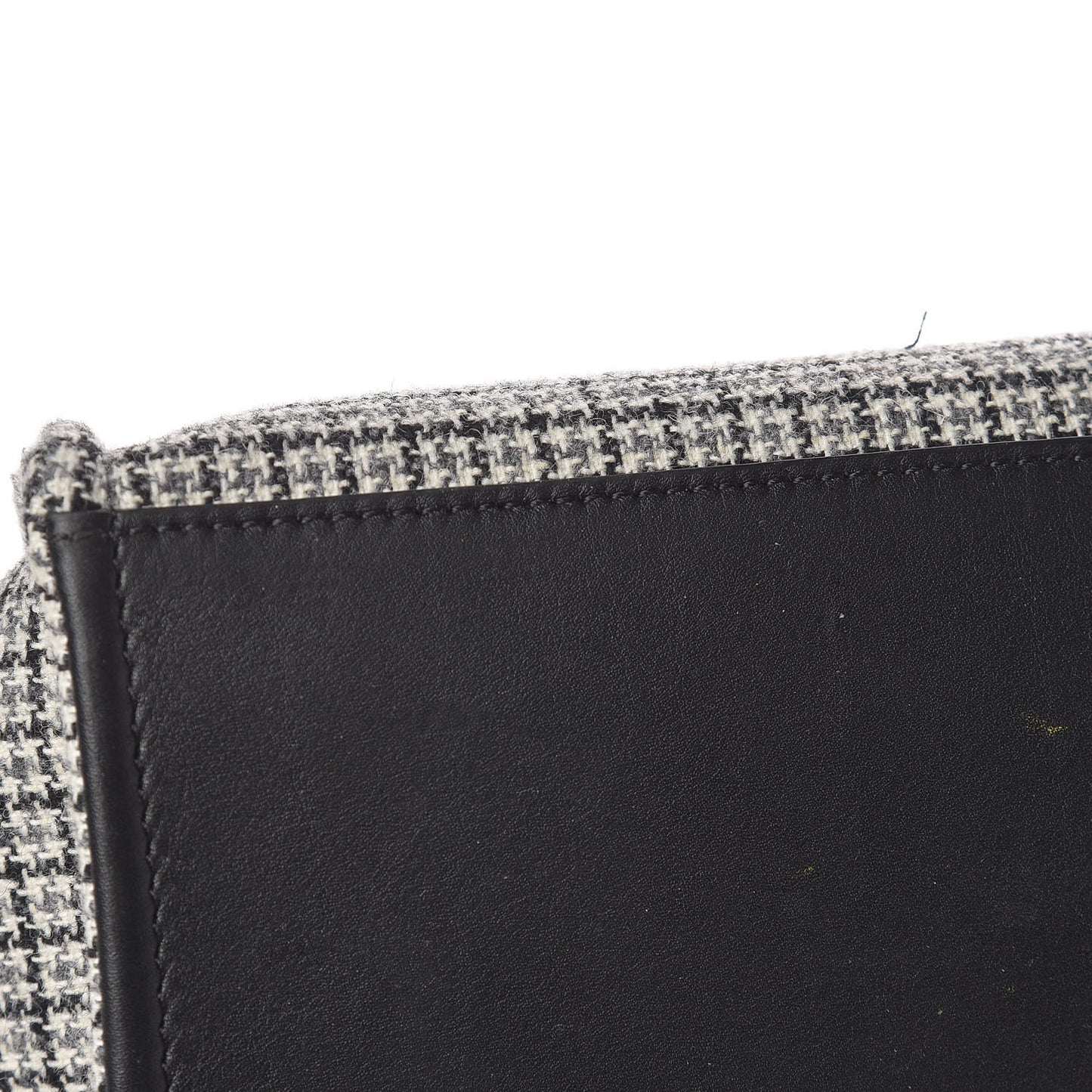 Tweed Smooth Calfskin Medium Big Bag Black